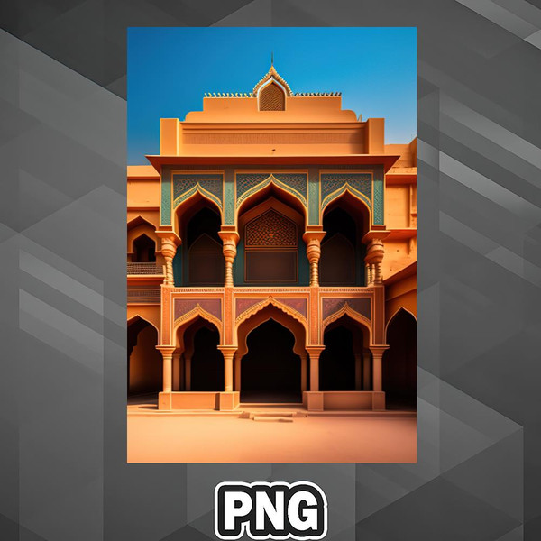 AS1007231309563-Asian PNG Old Karachi Building Pakistan Country PNG For Sublimation Print.jpg