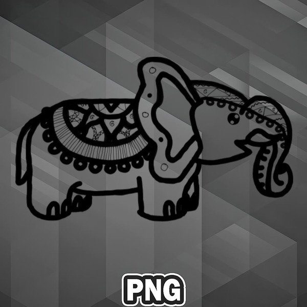 ASA1007231329310-Asian PNG Indian Elephant Black India Asian Country Culture PNG For Sublimation Print.jpg