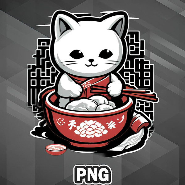 ASC100723132317-Asian PNG Chinese Style Cat Enjoying Chinese Cuisine Asia Country Culture PNG For Sublimation Print.jpg