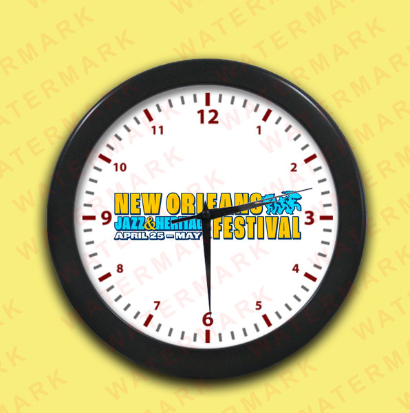 NEW ORLEANS JAZZ FESTIVAL 2024 Wall Clocks.jpg