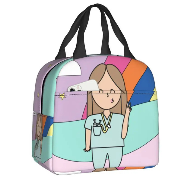 Enfermera En Apuros Doctor Nurse Lunch Bag Women_yy (14).jpg