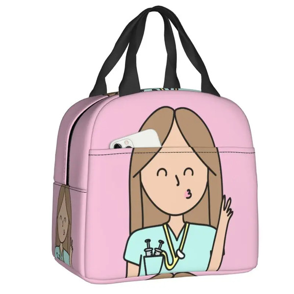 Enfermera En Apuros Doctor Nurse Lunch Bag Women_yy (17).jpg