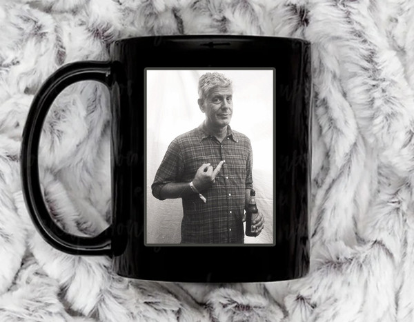 anthony bourdain11 oz Ceramic Mug, Coffee Mug, Tea Mug