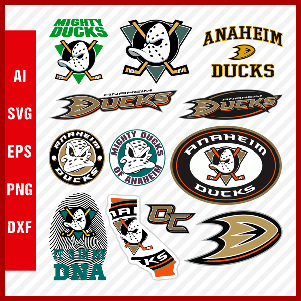 Anaheim Ducks Logo SVG - Ducks SVG Cut Files - Anaheim Ducks PNG Logo, NHL Logo  .png