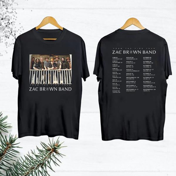 From The Fire Tour Zac Brown Band T-Shirt, Zac Brown Band Tour 2023 Shirt, Vintage Zac Brown Band Shirt, Zac Brown Band Concert Shirt.jpg