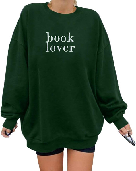 Book Lover Embroidered Sweatshirt Women Funny Reading Book Long Sleeve Shirt Casual Teacher Pullover Tops.jpg