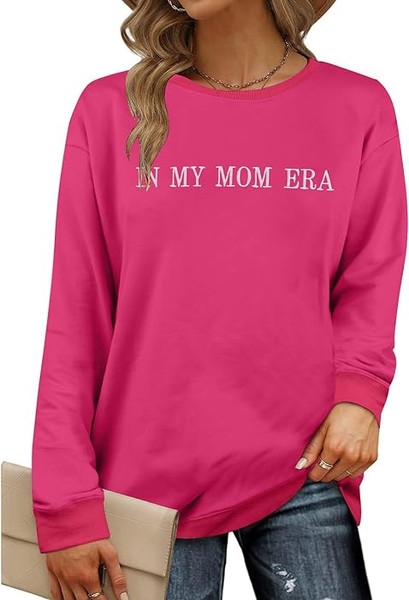 In My Mom Era Sweatshirts Women Mama Embroidered Sweatshirt Casual Mom Life Letter Print Long Sleeve Pullovers Tops 1.jpg