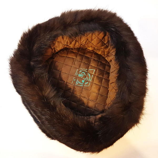 4 Vintage 1985 Rabbit Fur Russian USSR Ushanka Trapper Winter Cap Hat SMALL SIZE S.jpg
