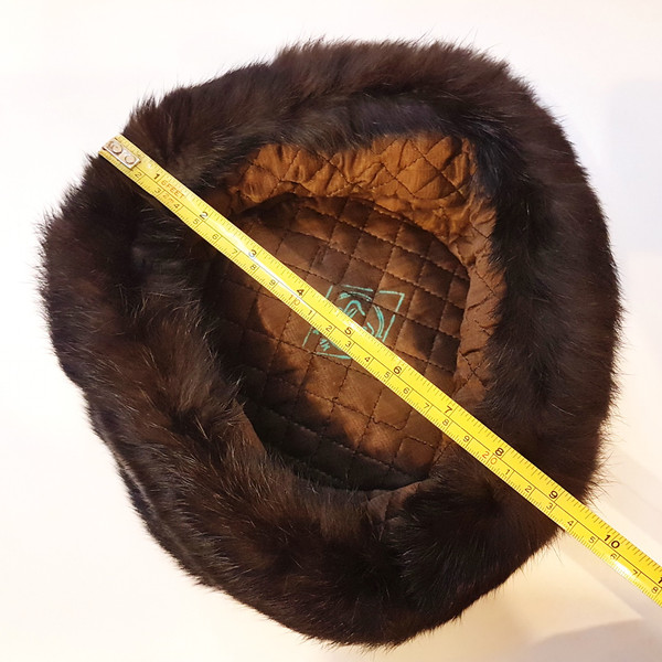 7 Vintage 1985 Rabbit Fur Russian USSR Ushanka Trapper Winter Cap Hat SMALL SIZE S.jpg