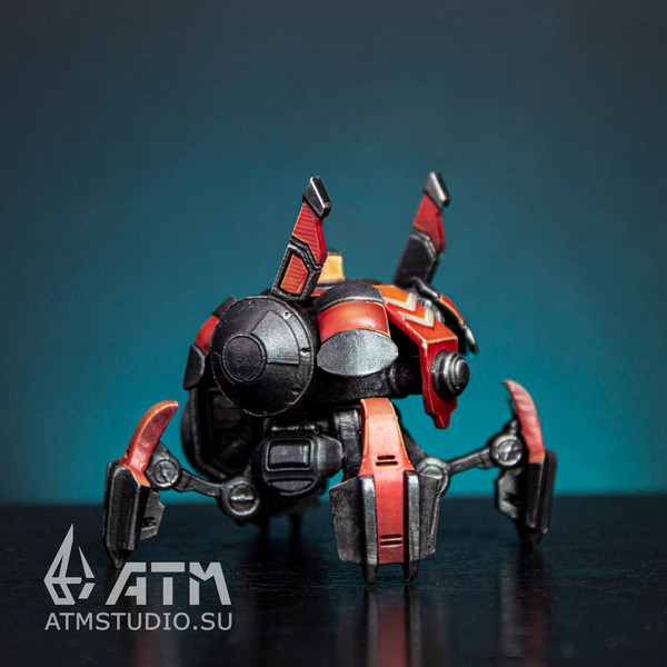 StarCraft Widow Mine painted metal collector's edition figure (3).jpg