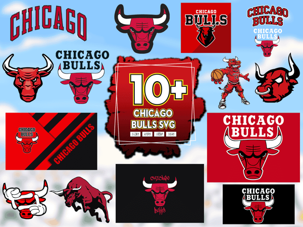 10 Files Chicago Bulls Svg Bundle, Chicago Bulls NBA Svg.png
