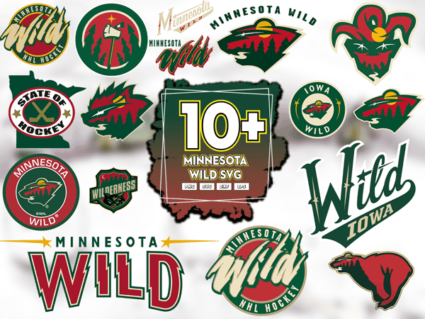 10 Files Minnesota Wild Svg Bundle, Minnesota Wild NHL Logo Svg.png