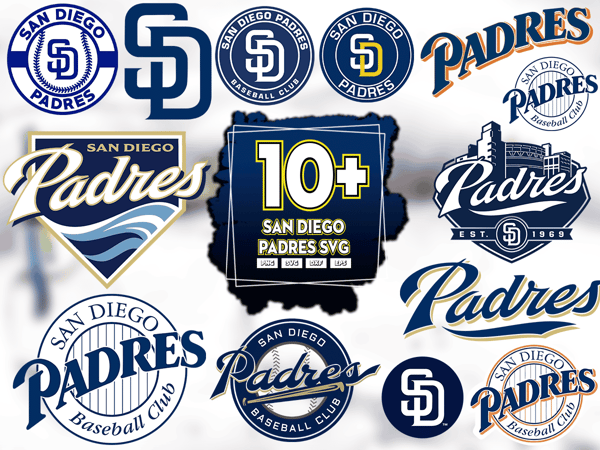 10 Files San Diego Padres Svg Bundle, Padres Logo Svg, Padres Vector.png