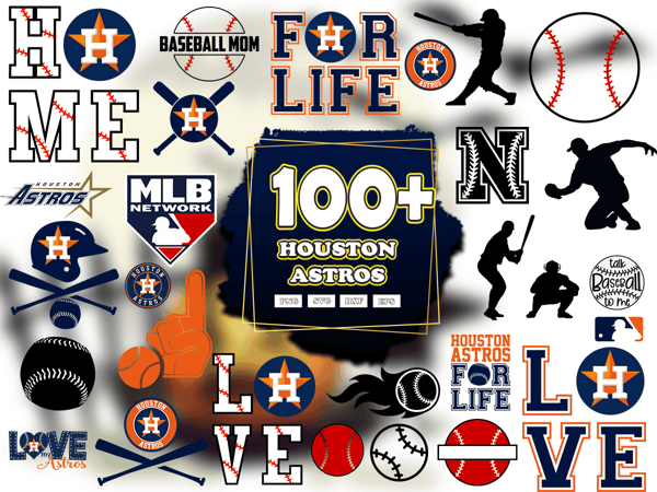 100 Files Houston Astros Bundle, Sport Lovers Svg, Houston Astros Fans Svg.png