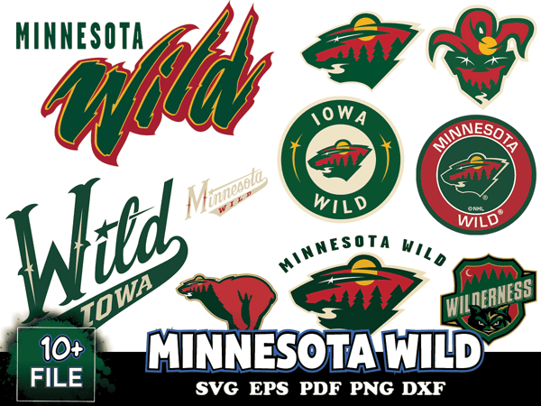 16 Files Minnesota Wild Svg Bundle, Minnesota Wild NHL Logo Svg.png