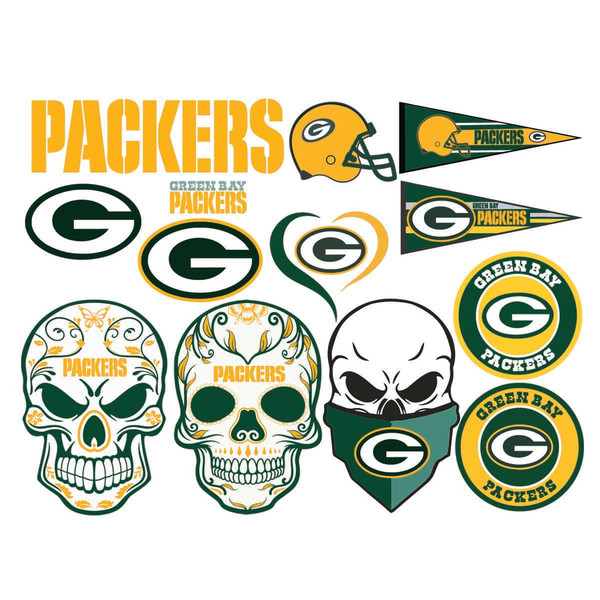 13 Files Green Bay Parkers Bundle Logo Svg Parkers Nfl Football Team Svg, Parkers Skull Lovers Svg.jpg