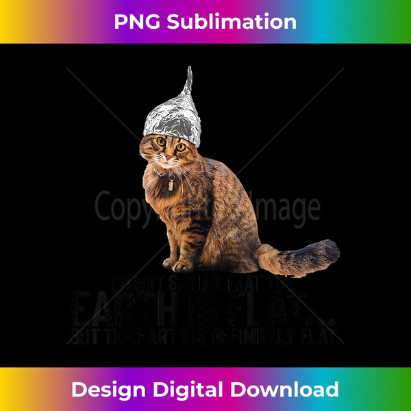 XR-20240125-4425_Conspiracy Cat Flat Earther Conspiracy Theory Tin Foil Hat 0297.jpg