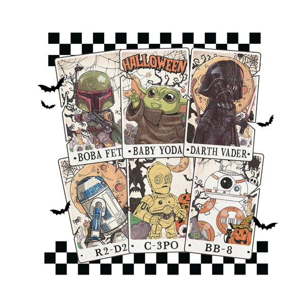 Baby Yoda Tarot Card Checkeredboard PNG Sublimation.jpg