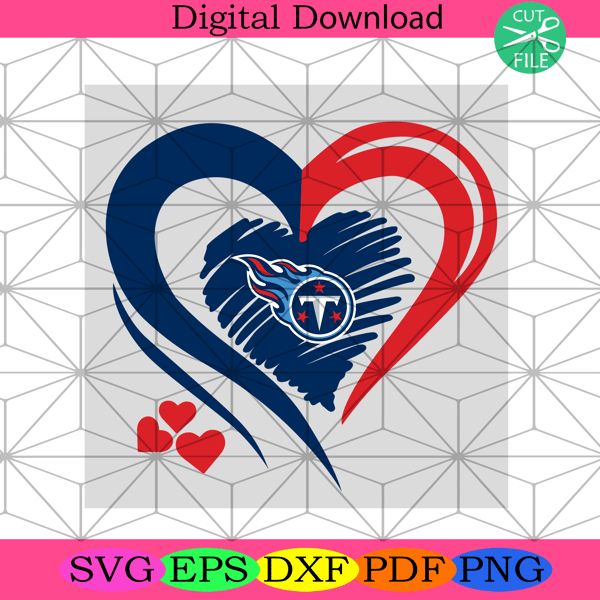 Tennessee Titans Heart Logo Svg Sport Svg, Football Svg.png