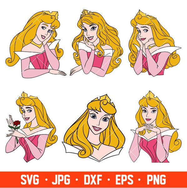 Aurora SVG Bundle, Sleeping Beauty Svg, Princess Svg, Disney Svg, Cricut, Silhouette Vector Cut File.jpg