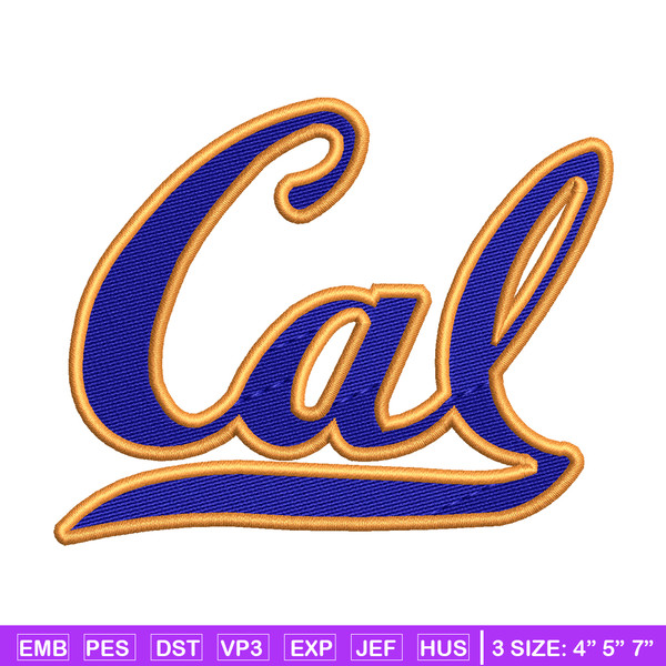 California Golden Bears embroidery design, California Golden Bears embroidery, logo Sport embroidery, NCAA embroidery..jpg