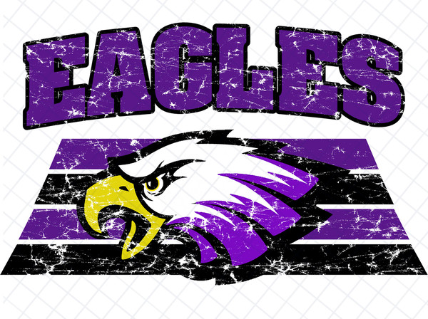 Purple Eagles Mascot PNG, Vintage Design, Digital Download, Sublimation Design, Shirt Design.jpg