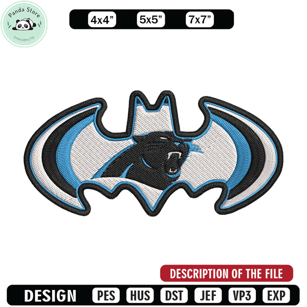 Batman Symbol Carolina Panthers embroidery design, Carolina Panthers embroidery, NFL embroidery, logo sport embroidery.jpg