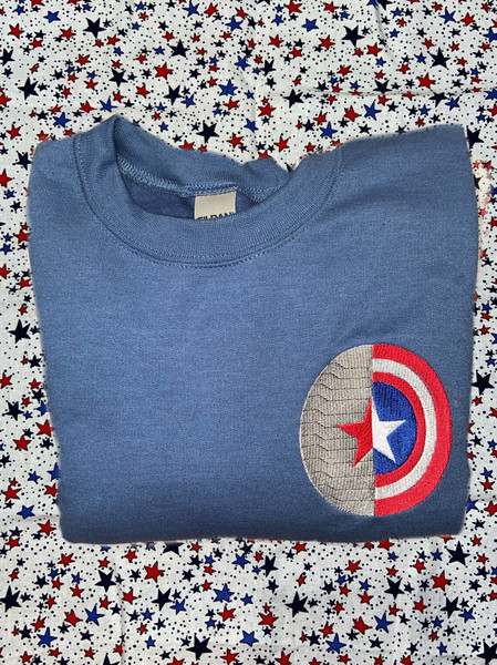 Winter Soldier And Captain America Shield Embroidered Sweatshirt Christmas Xmas.jpg