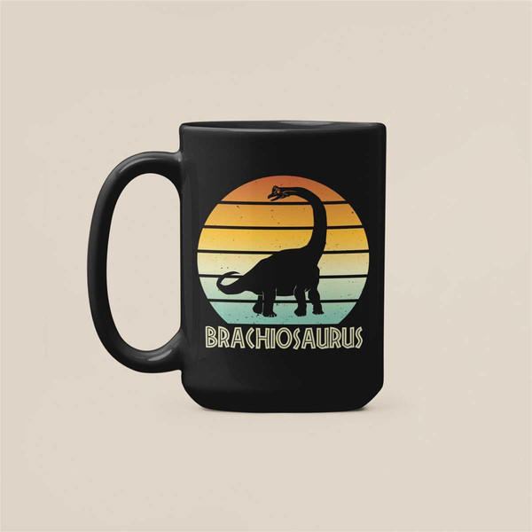 Brachiosaurus Mug, Brachiosaurus Gifts, Dino Lover Coffee Cup, Vintage Dinosaur Coffee Mug, Birthday Present, Brachiosau.jpg