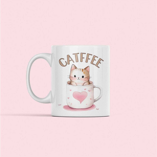 Cat Coffee Mug, Catffee Mug, Catffee Gifts, Funny Cat Lover Gifts, Cat Pun Cup, Cut Kitten Cup, Kitty Mug, Adorable Cat.jpg