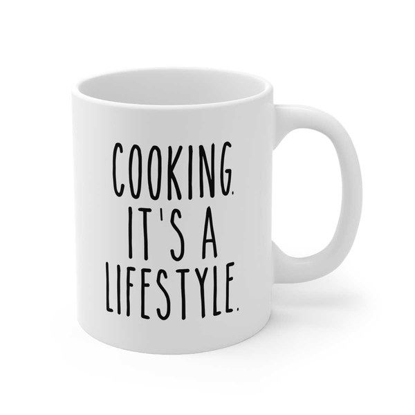 Cooking Mug, Cooking Gift, Funny Cooking Mug, Unique Chef Gift, Funny Chef Mugs, Profanity Gift, Rae Dunn Inspired Mug 7.jpg