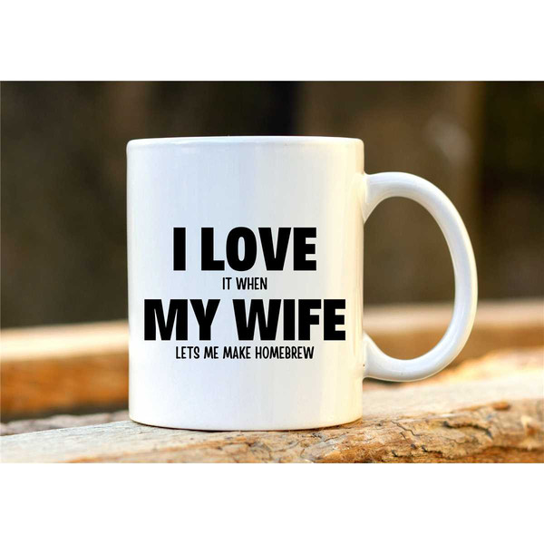 Homebrew Gifts Men. Personalised Brewer Mug. Funny Homebrew Mugs. Unique Husband Gift. Mens Presents. I Love My Wife. Ch.jpg