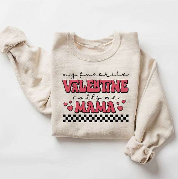 Retro Mama Valentine Sweatshirt, Valentine Sweatshirt, Mama Sweatshirt, Mom Sweater, Mama Crewneck, Valentine's Day Gift for Mom, Mama Gifts.jpg
