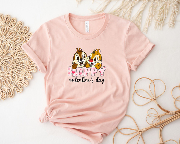 Chip And Dale Happy Valentine's Day Shirt, Disney Double Trouble Honey Moon Shirt Hoodie Sweatshirt, Disney Chip And Dale Couple Shirt.jpg