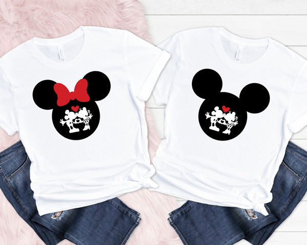 Disney Valentine's Day Couple Shirt, Mickey And Minnie Valentine Day Shirt Hoodie Sweatshirt, Matching Valentine's Shirt.jpg