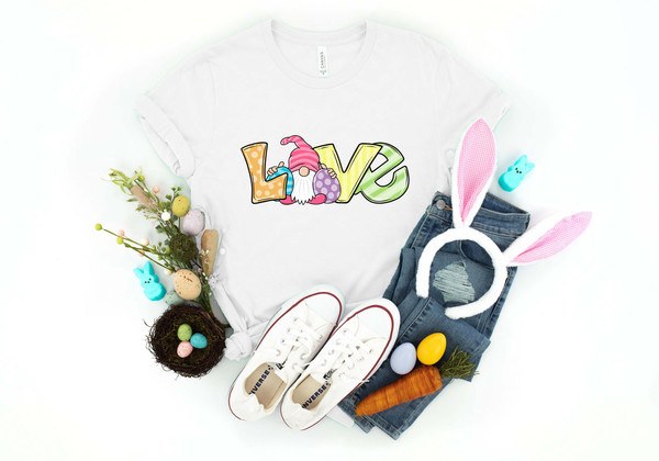 Easter Love Gnome Shirt, Love Gnome Shirt, Easter Gnome Shirt, Easter Love Shirt, Easter Eggs Shirt, Cute Easter Gnome Shirt, Easter Tee.jpg