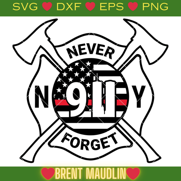 911 New York Firefighter Svg, Never Forget 911 Svg, 911 Svg.jpg