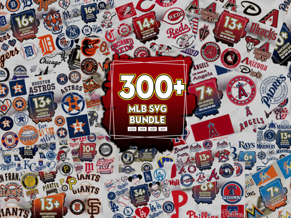 300 Files Mlb Svg Bundle, Sport Lovers Svg, Baseball Fans Svg, Mlb Team svg.png