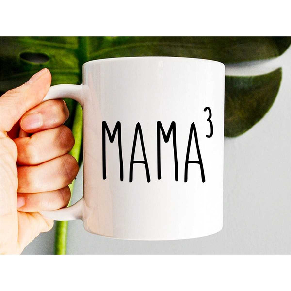 Mama Of Three Mug, Mother Of Three Gift, Funny Mom Mug, New Mom Gift, Mother's Day Gift, Pregnancy Announcement, Mom Of.jpg