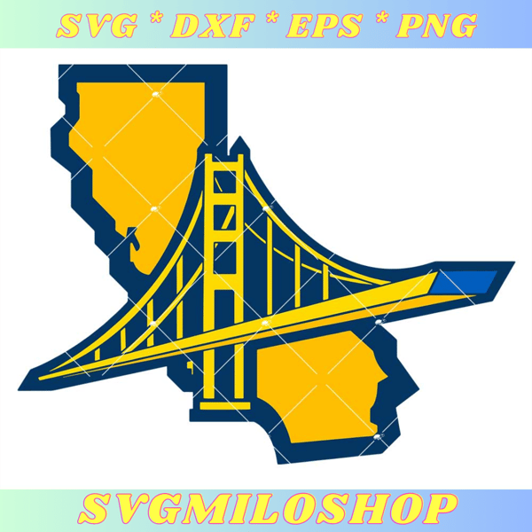 GSW Bridge Logo Svg, Golden State Warriors Svg, Basketball.jpg