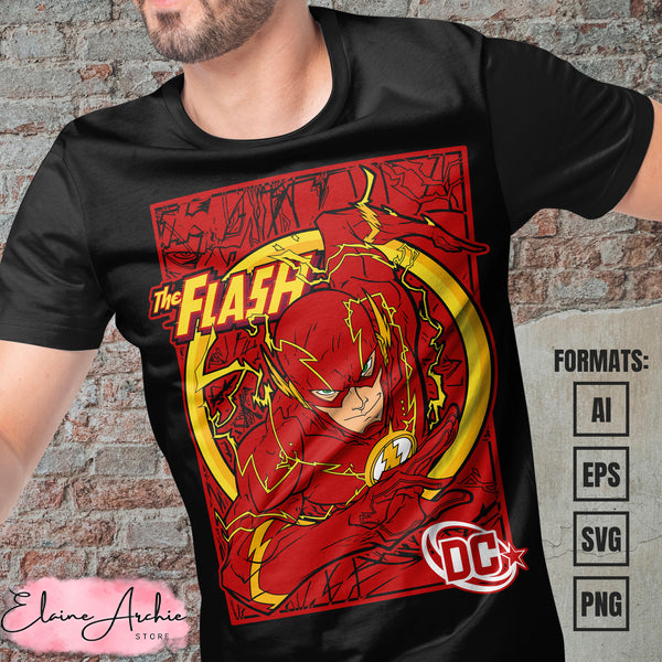 Premium Flash Vector T-shirt Design Template.jpg