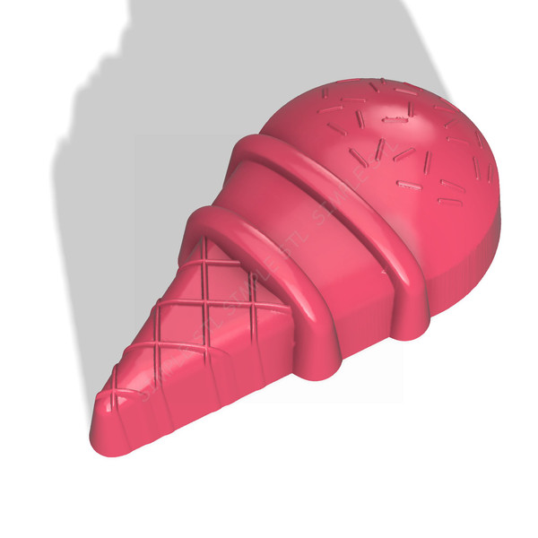 ICE CREAM CONE STL FILE for vacuum forming and 3D printing 2.jpg