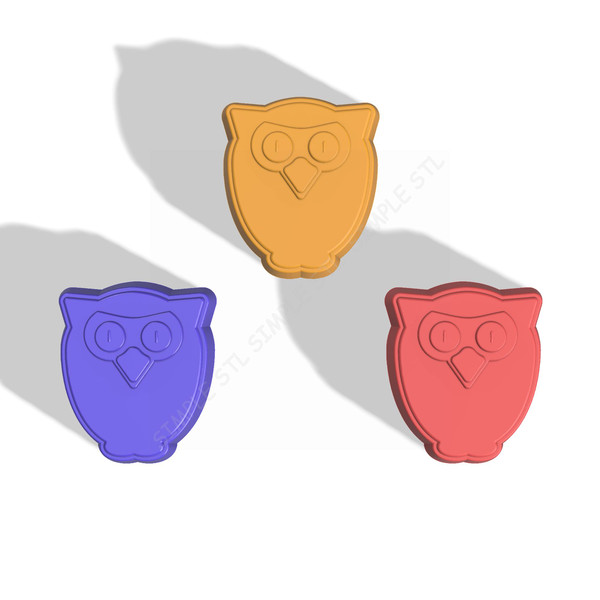 OWL STL FILE for vacuum forming and 3D printing 3.jpg