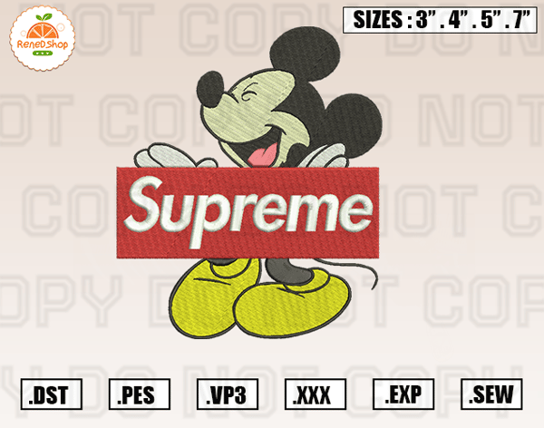 Mickey Mouse Supreme Embroidery Machine Designs Instant Digital Download Pes File.jpg