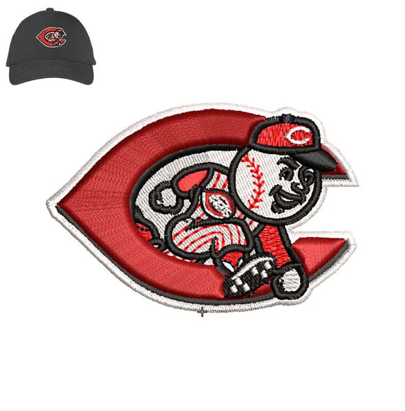 Cincinnati 3d puff Embroidery logo for Cap..jpg