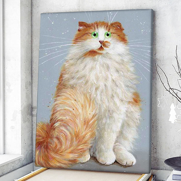 Cat Portrait Canvas - Cat Wall Art Canvas - Canvas Prints - Canvas With Cats On It - Cats Canvas Print - Furlidays.jpg