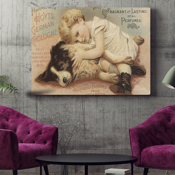 Dog Landscape Canvas - Canvas Print - Dog Wall Art Canvas - Dog Poster Printing - Dog Canvas Art - Furlidays.jpg