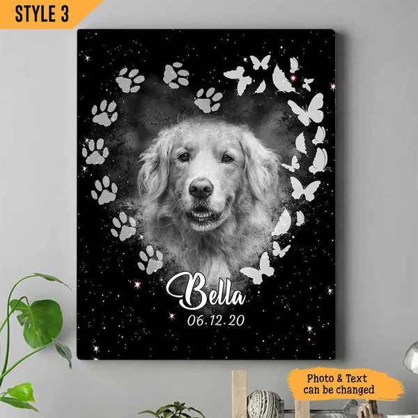 Dog Portrait Photo Vertical Canvas - Wall Art Canvas - Gifts for Dog Mom.jpg