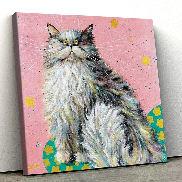 Cat Square Canvas - Cat Wall Art Canvas - Canvas Print - Cats Canvas Print - Canvas With Cats On It - Furlidays.jpg