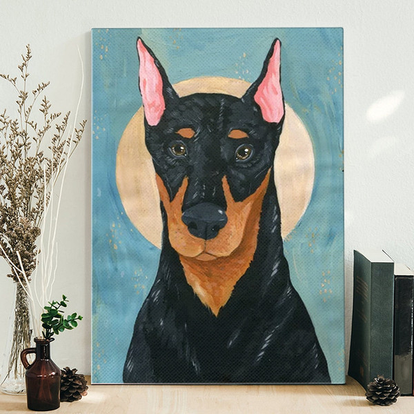Dog Portrait Canvas - Good Boy - Dog Canvas Print - Dog Canvas Art - Dog Poster Printing - Furlidays.jpg